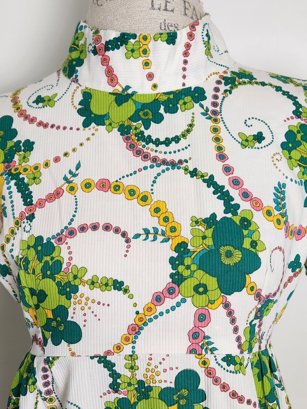 70's Clover Boho Maxi Dress - Picture 6 of 12